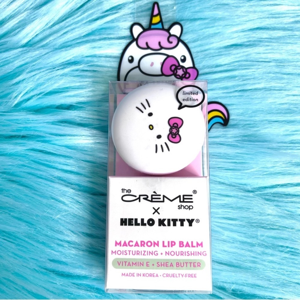 Crème Shop X Sanrio Sweet Sprinkles Hello Kitty Limited Edition Macaron Lip Balm - Picture 4 of 7